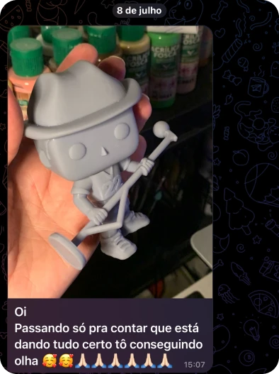 Print de depoimento de aluno 3