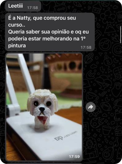 Print de trabalho de aluna 17